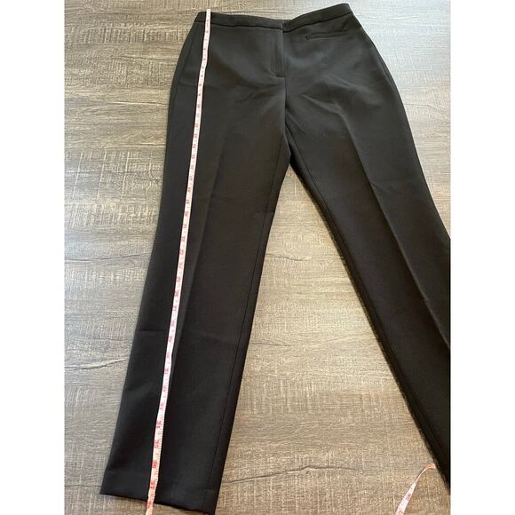 Tahari Straight Leg Pocketless Dress Pants, Black, Size 6 - Picture 5 of 5
